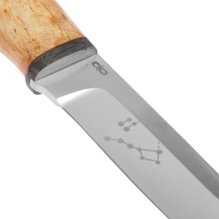 Нож "Полярный-2", рукоять карельская береза