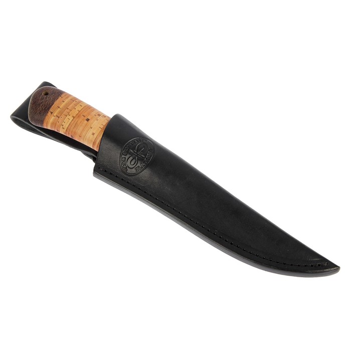 Нож "Робинзон-2", рукоять береста