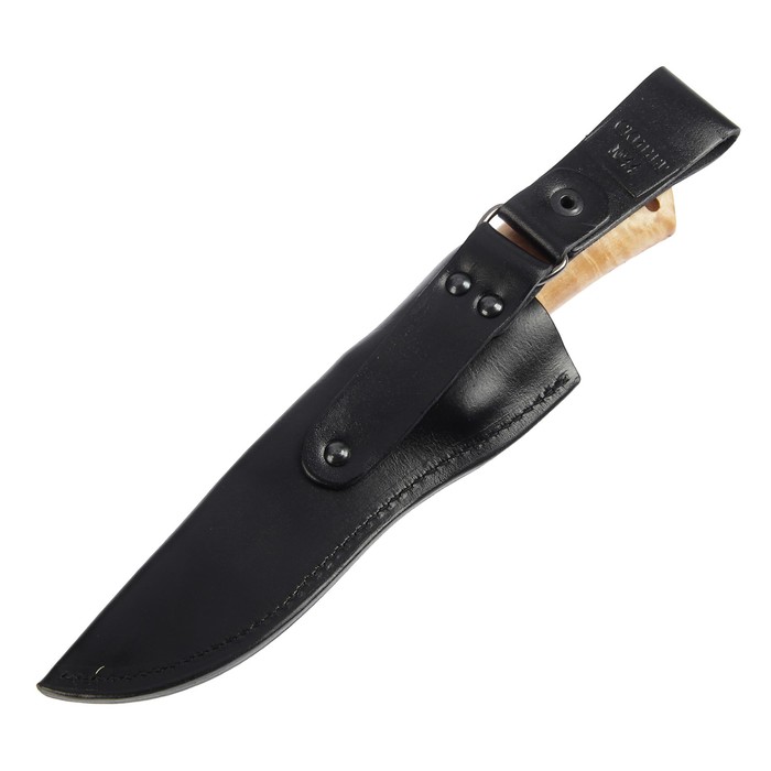 Нож "Скинер", рукоять карельская береза