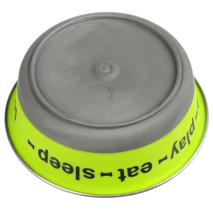 Миска креативная "Eat, love, play" с нескользящим основанием, 450 мл