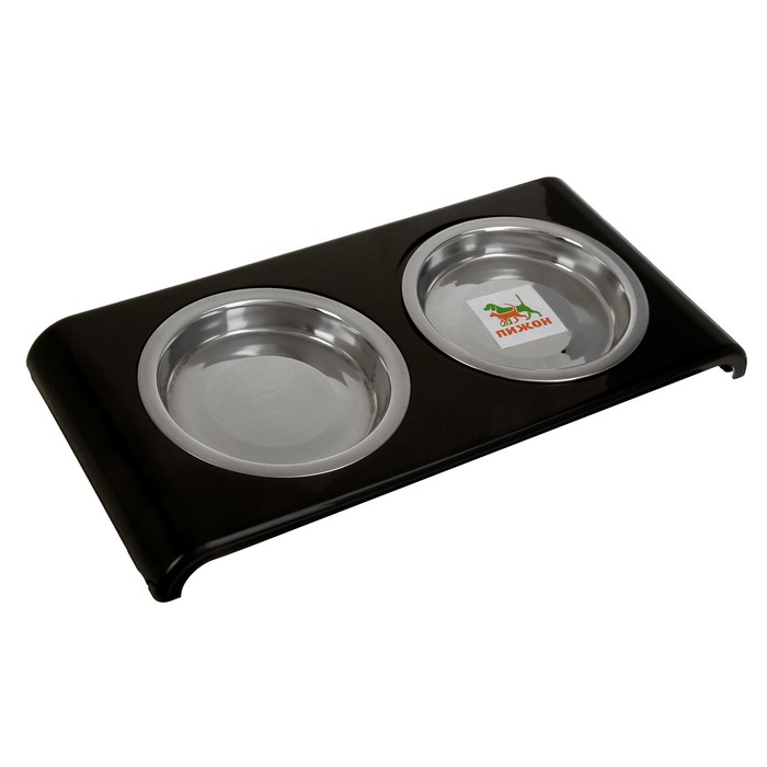 Подставка "Грация" с 2 мисками, 2 х 175 мл
