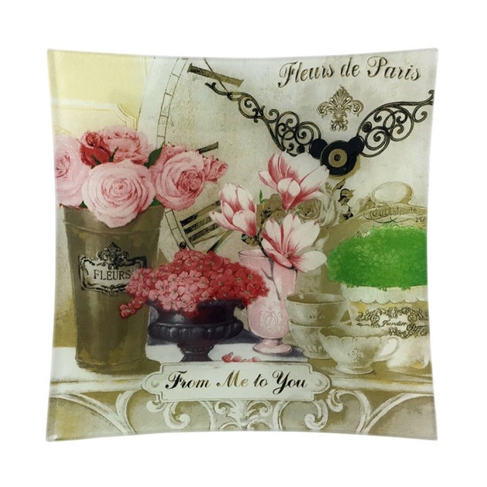 Тарелка "Парижские Цветы" 20 см