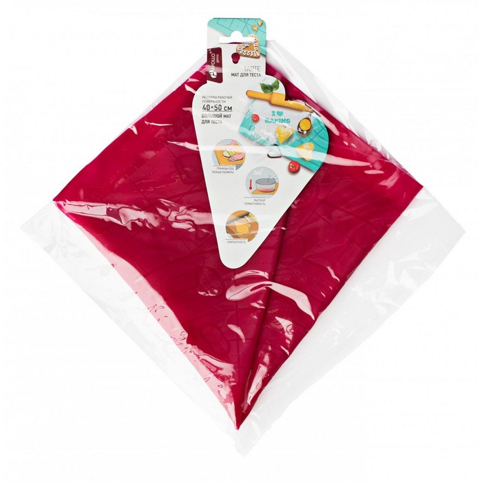 Мат силиконовый 40 х 50 "Tarte" цвет МИКС