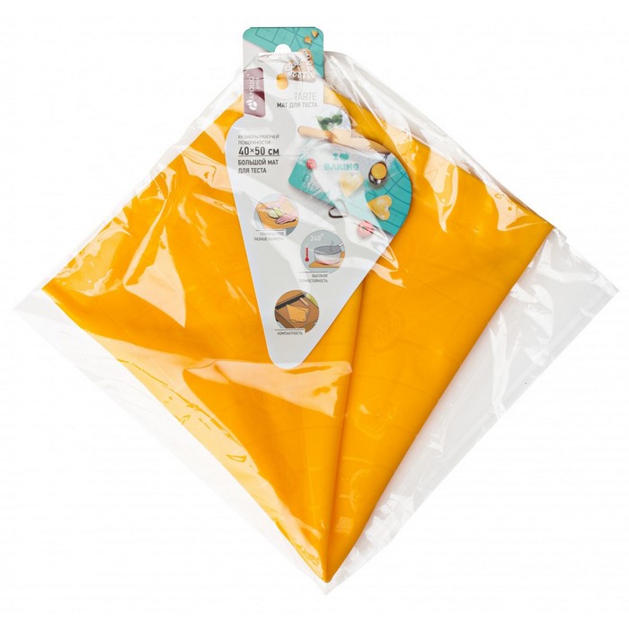 Мат силиконовый 40 х 50 "Tarte" цвет МИКС