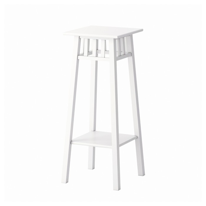 Пьедестал ЛАНТИВ, для цветов, белый, 78 см