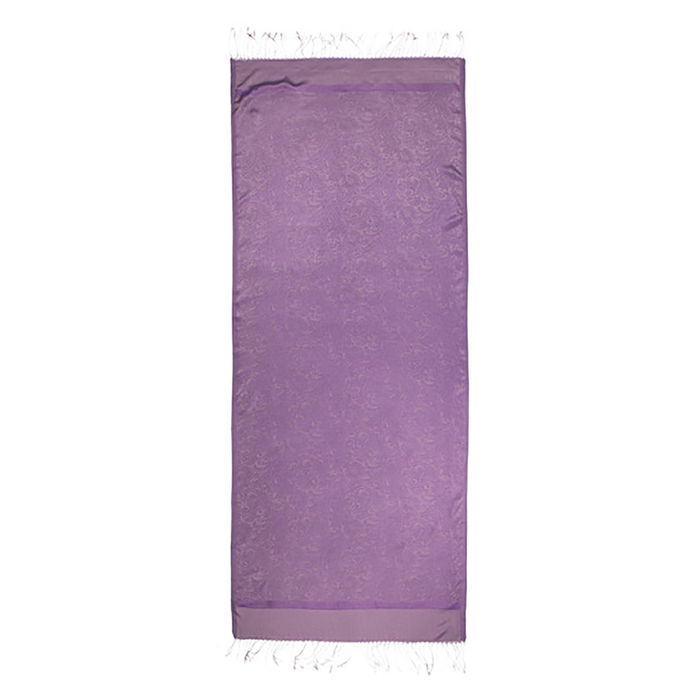 Палантин текстильный PJ1616_8, цвет сиреневый, размер 70х180