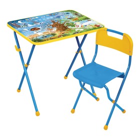 Комплект детской мебели «Познайка. Хочу все знать!», стол, стул Ош