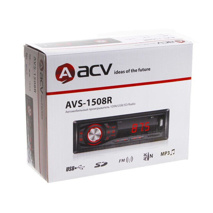 Автомагнитола ACV AVS-1508R 1DIN