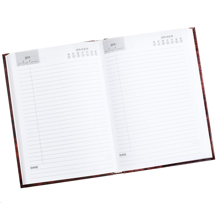 Ежедневник "Настоящий мужик", А5, твёрдая обложка, 160 листов