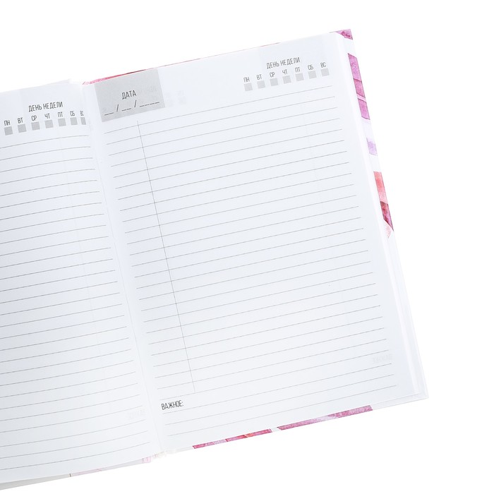 Ежедневник "8 Марта - праздник твоей нежности...", А5, твёрдая обложка, 160 листов