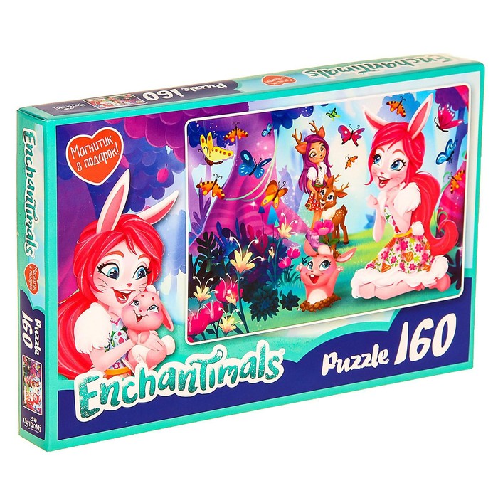 Пазл Энчантималс "Бри и Даниэсса", 160 элементов + магнитик