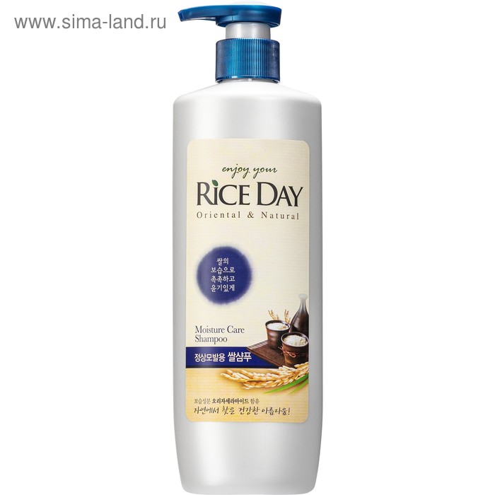  Шампунь CJ Lion Rice Day для нормальных волос, 550 мл