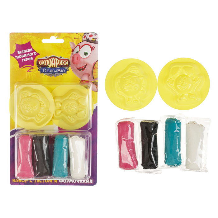 Набор с тестом и формочками "Смешарики"