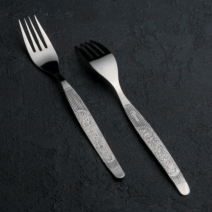 Вилка столовая 20 см "Мальва", толщина 2 мм