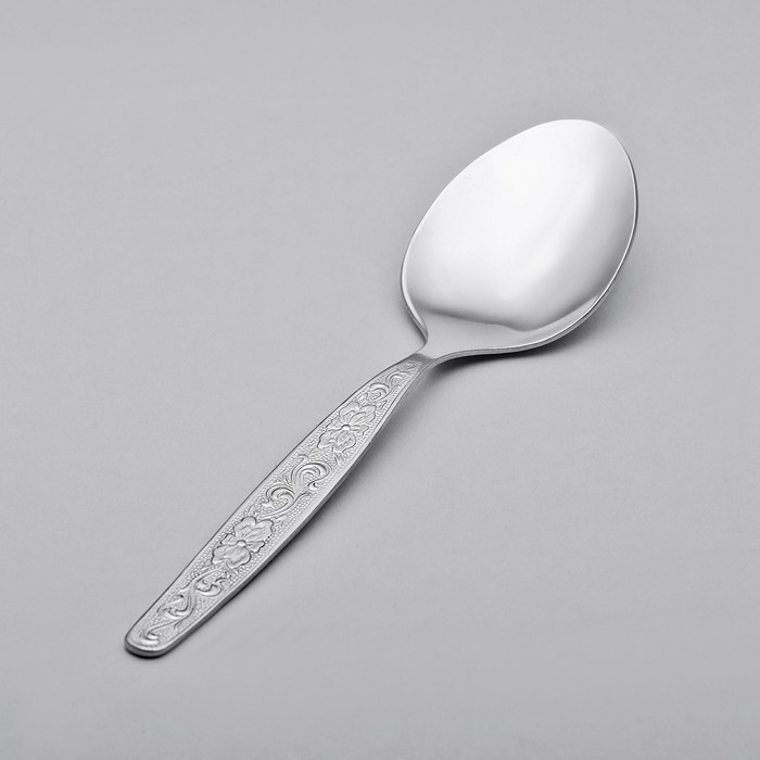 Ложка столовая 20,5 см "Весна", толщина 2 мм