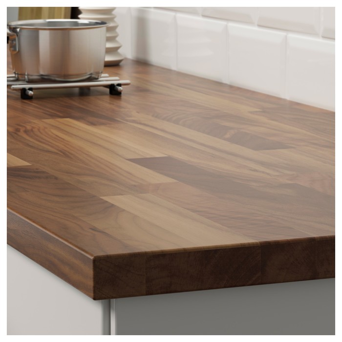 Столешница КАРЛБИ, грецкий орех, 186x3,8 см