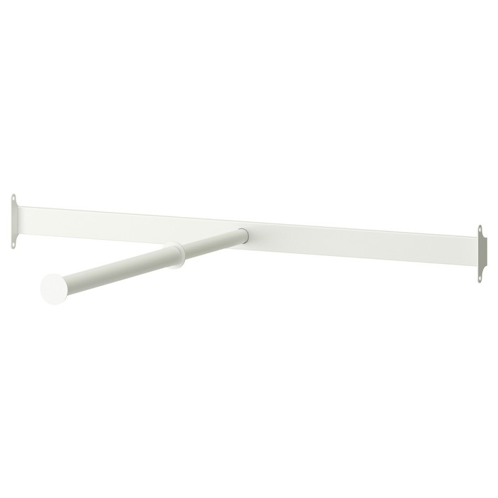 Выдвижная платяная штанга КОМПЛИМЕНТ, белый, 73х35 см