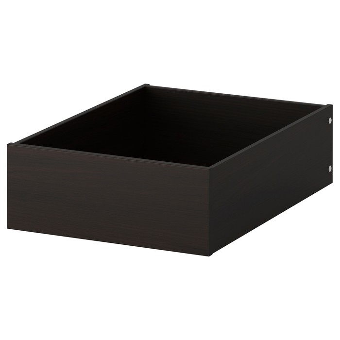 Ящик КОМПЛИМЕНТ, черно-коричневый, 50x58 см