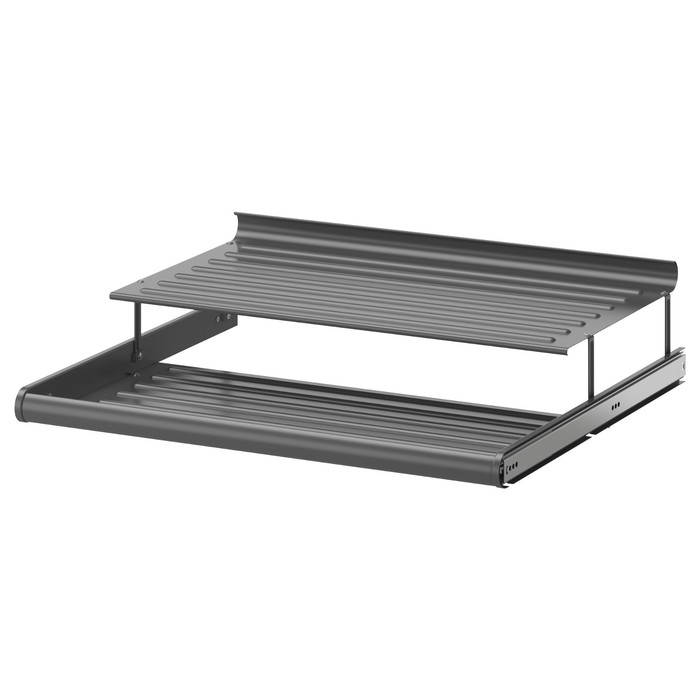 Выдвижная полка для обуви КОМПЛИМЕНТ, темно-серый, 75x58 см