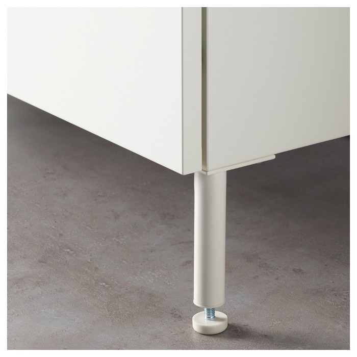 Набор ножек ЛИЛЛОНГЕН, белый, 2 шт, 11/12 см