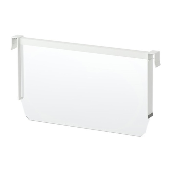 Разделитель МАКСИМЕРА, для высокого ящика, белый, прозрачный, 40 см