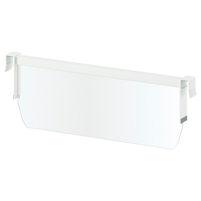 Разделитель МАКСИМЕРА, для среднего ящика, белый, прозрачный, 40 см