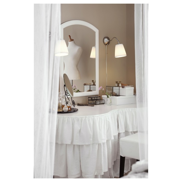 Зеркало МАТРЕДАЛЬ, белый, 60x90 см