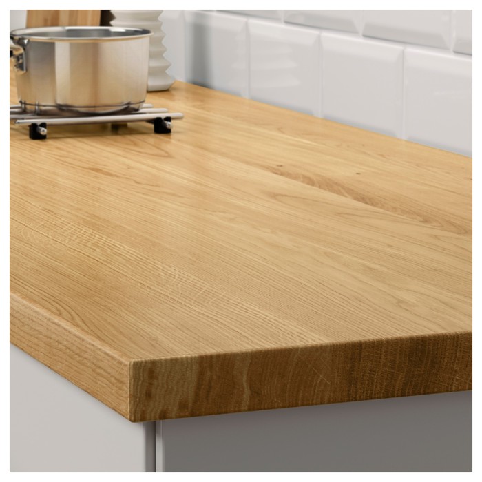 Столешница МЁЛЛЕКУЛЛА, дуб, 186x3.8 см