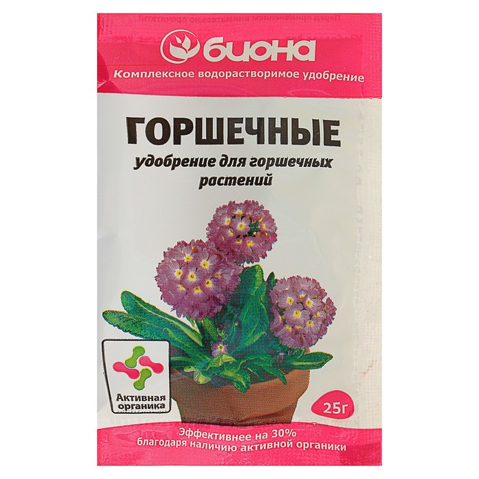 Удобрение комплексное "Биона" горшечное, 25 г