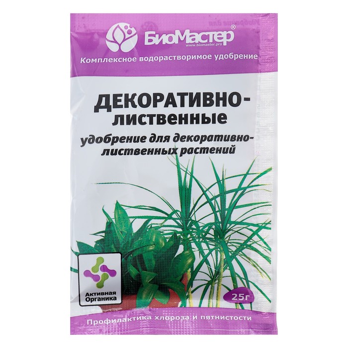 Удобрение комплексное "Биона" декоративно-лиственное, 25 г