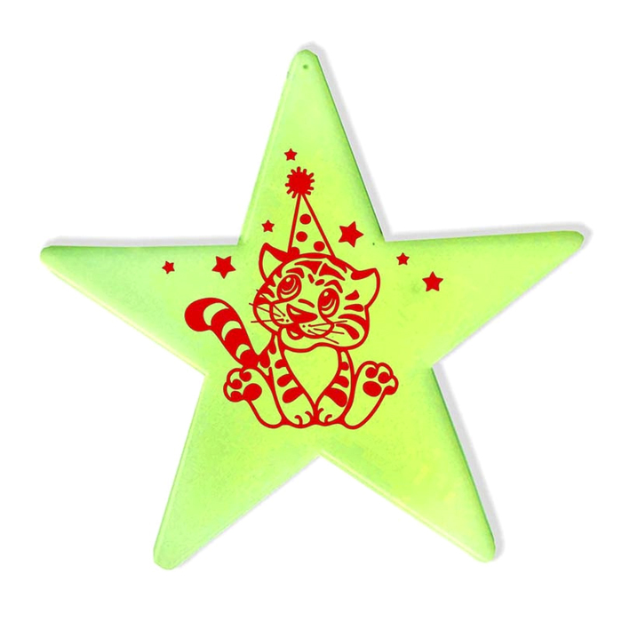 Подвеска-ночник светящийся пластиковый "Тигренок" 11 см