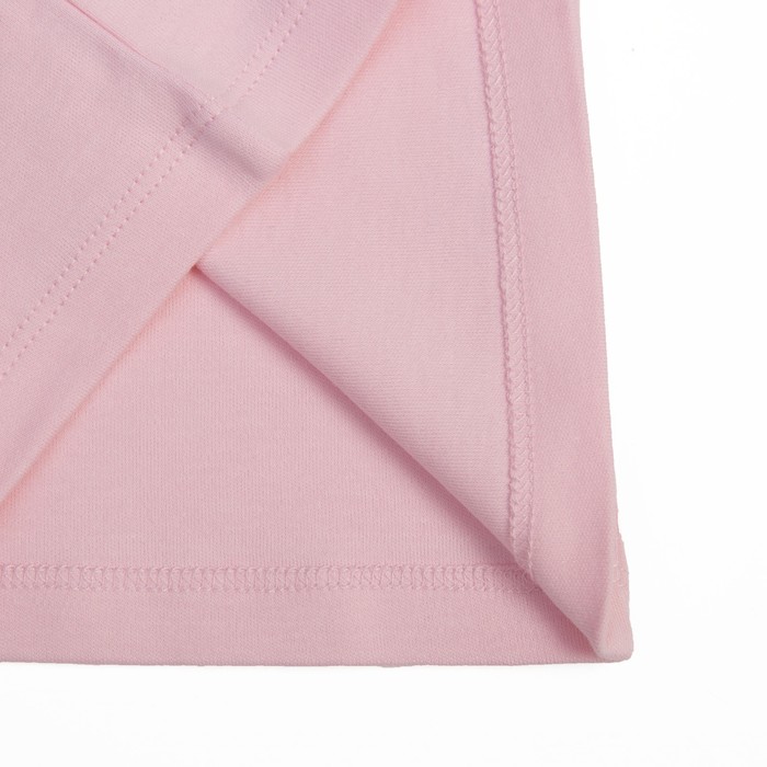 Комплект детский, рост 56 см, цвет розовый, принт мишки