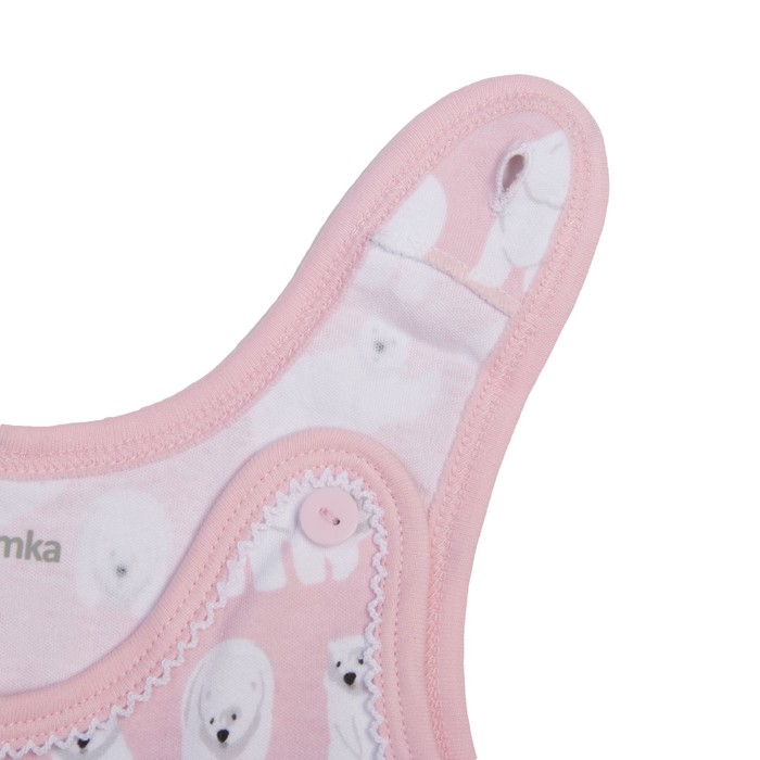 Комплект детский, рост 56 см, цвет розовый, принт мишки