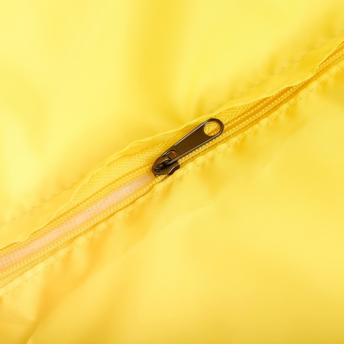 Кресло-груша d75/h90, цв. желтый, оксфорд, вспененный полистирол