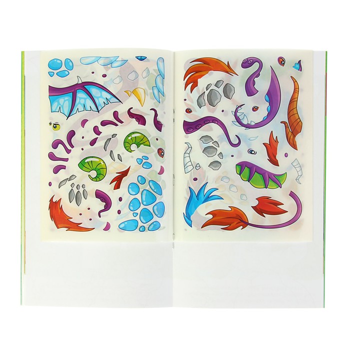 Монстры «Создай своё чудовище» + 160 многоразовых наклеек