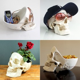 

Органайзер для мелочей skull белый