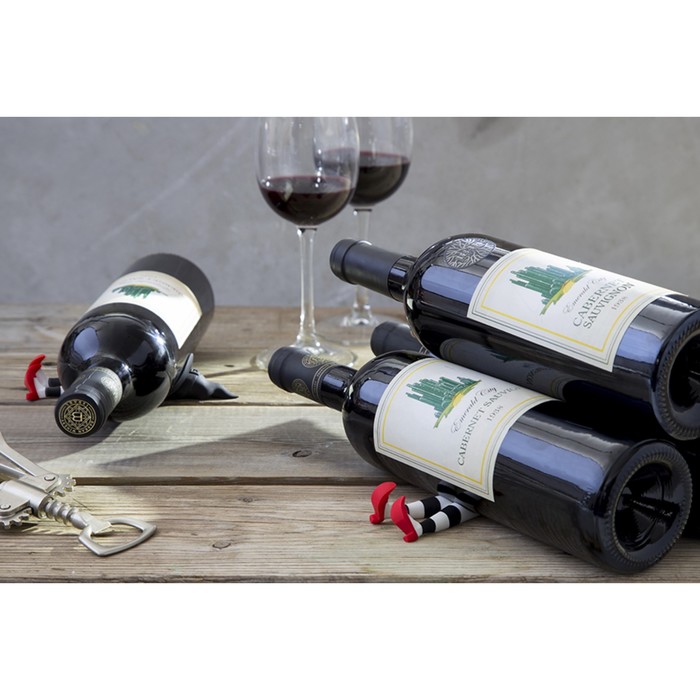 Штабелер для бутылок tipsy черный