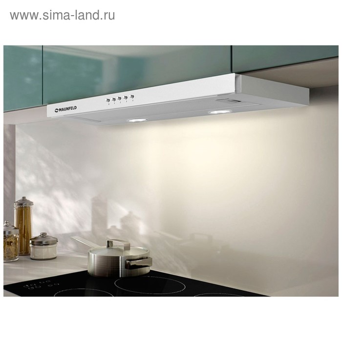

Вытяжка Maunfeld VSH 60, встраиваемая, 750 м3/ч, 3 скорости, белая