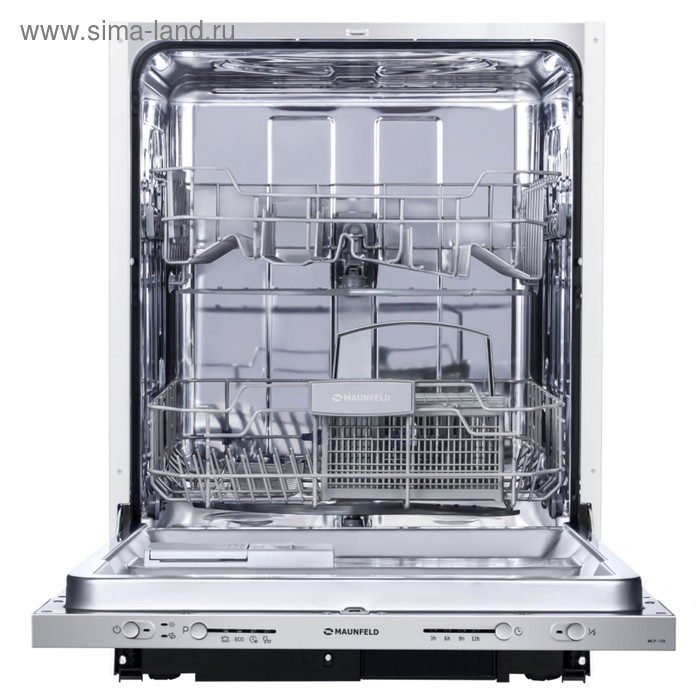 цена Посудомоечная машина Maunfeld MLP-12S, встраиваемая, класс А+, 12 комплектов, 4 программы