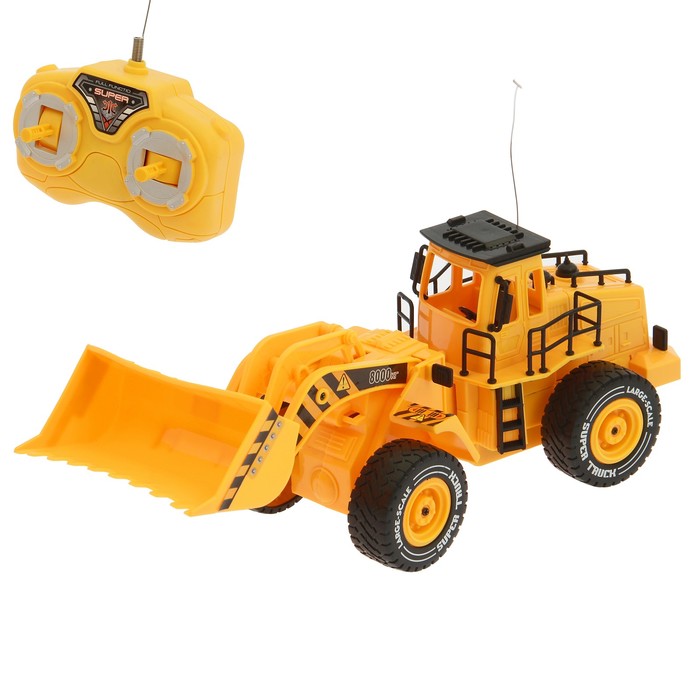 Трактор радиоуправляемый "Погрузчик", работает от батареек