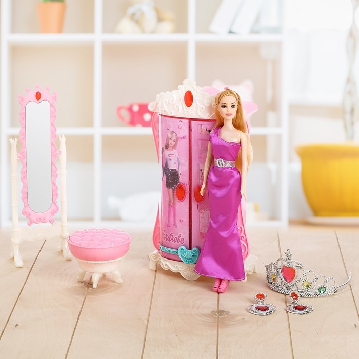 Кукла модель "Лида" в платье, с аксессуарами