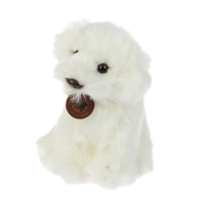 Мягкая игрушка "Мальтийская болонка" 18 см 28.177.017