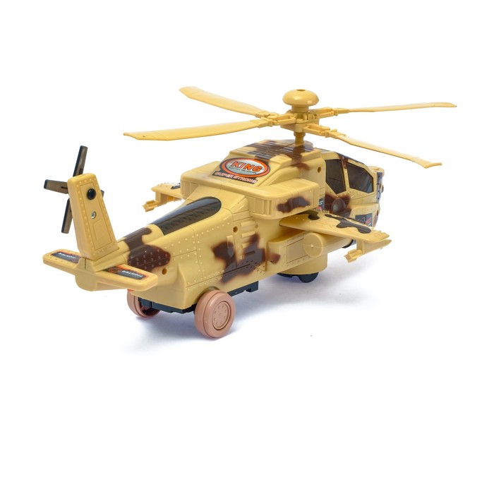Вертолёт «Кобра», работает от батареек, цвета МИКС