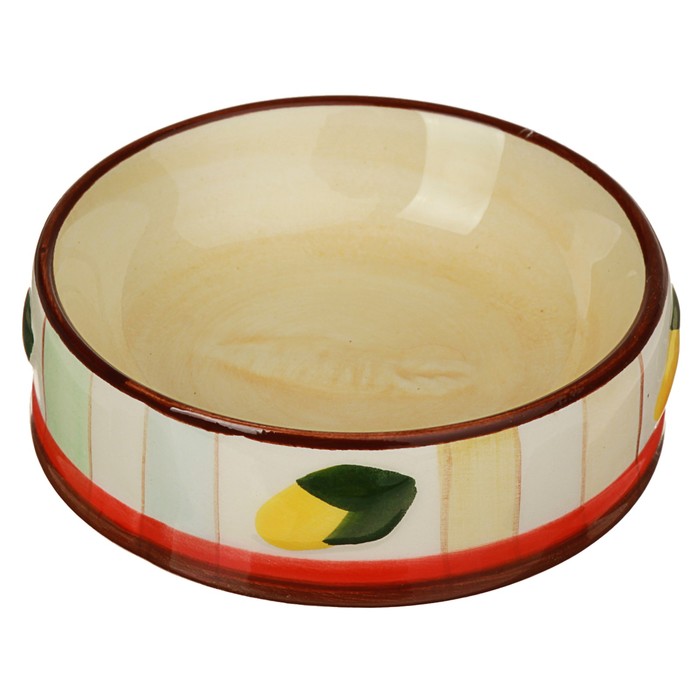 Миска керамическая для грызунов "Морковка" 50 мл, бежевая