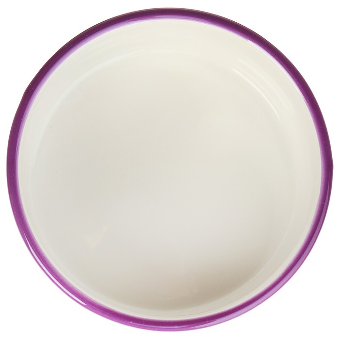 Миска керамическая "Этно-кошки" 400 мл, белая