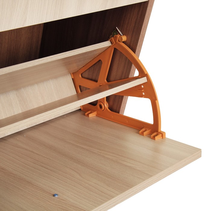 Обувница 3 отделения 740х280х960 Ясень шимо светлый/темный