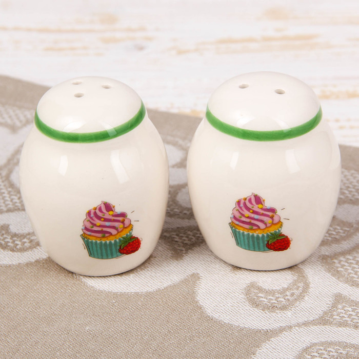 Набор для специй "Пирожное", емкости 50 мл