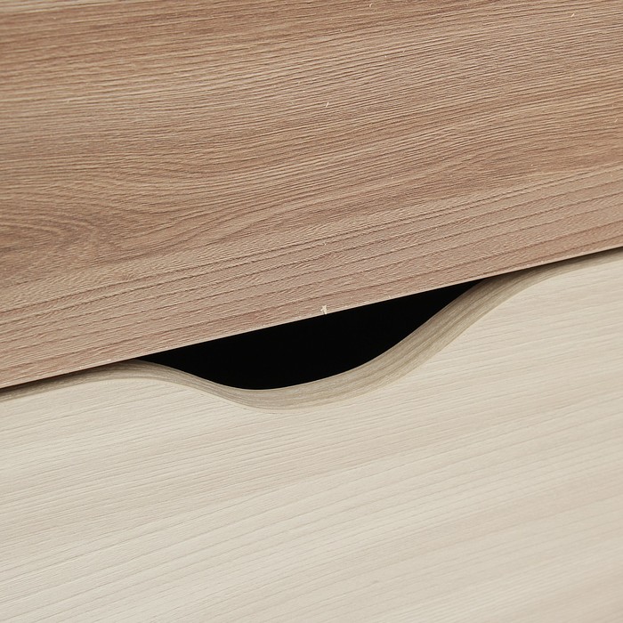 Кровать 900 с 2 ящиками 2032х940х750 Ясень шимо светлый/темный