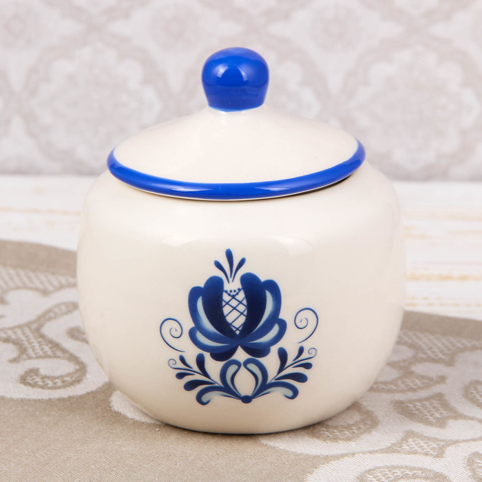Сахарница 400 мл "Гжель"