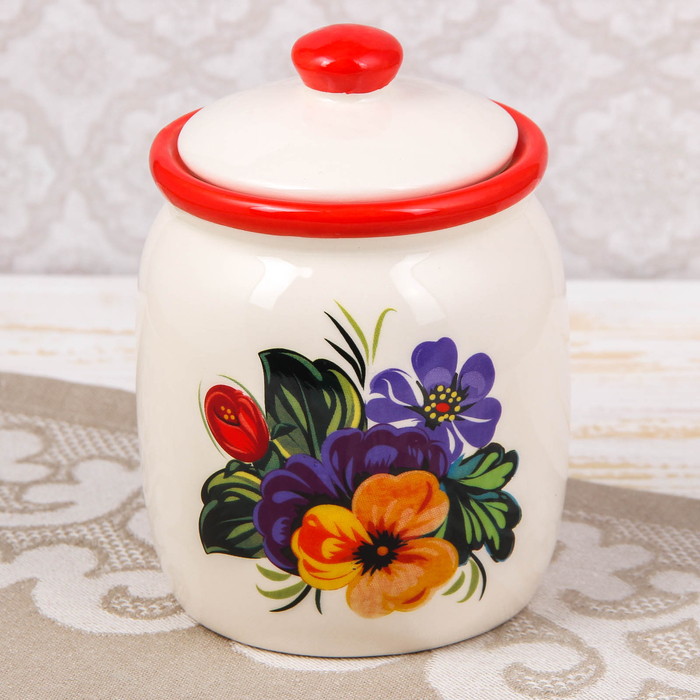 Банка для сыпучих 500 мл "Жостово"